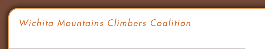 Wichita Mountains Climbers Coalition